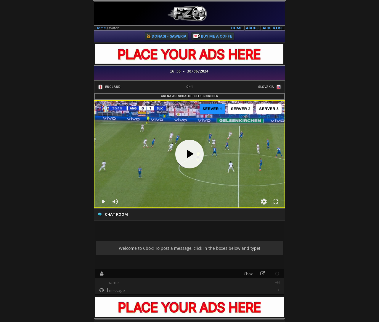 Watch Page ADS Placement FZBOLA22